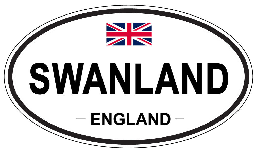 SWANLAND, England - Oval Magnet