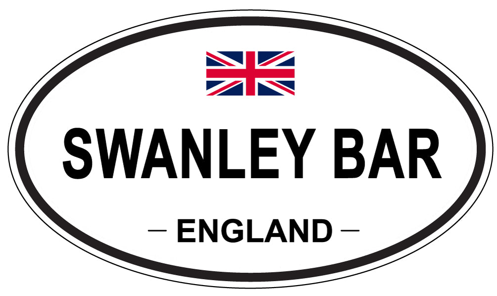 SWANLEY BAR, England - Oval Magnet