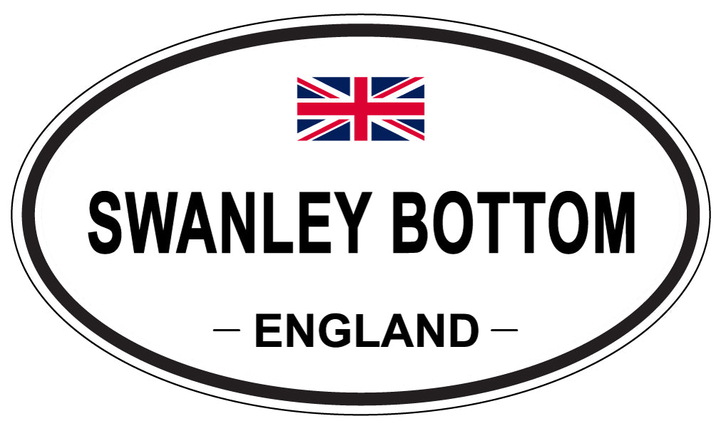 SWANLEY BOTTOM, England - Oval Magnet