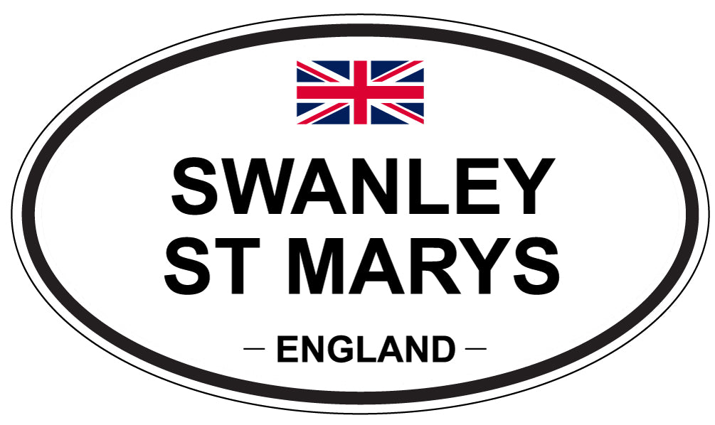 SWANLEY ST MARYS, England - Oval Magnet