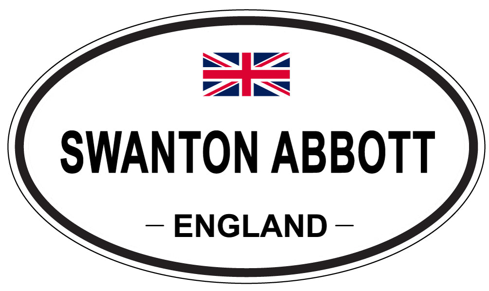 SWANTON ABBOTT, England - Oval Magnet