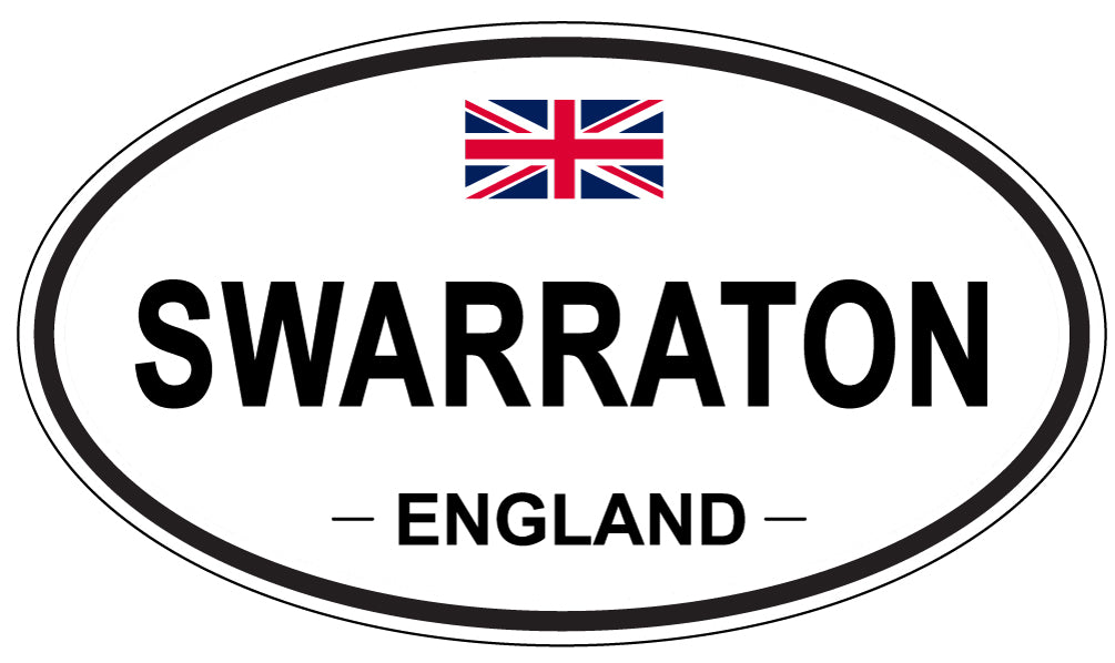 SWARRATON, England - Oval Magnet