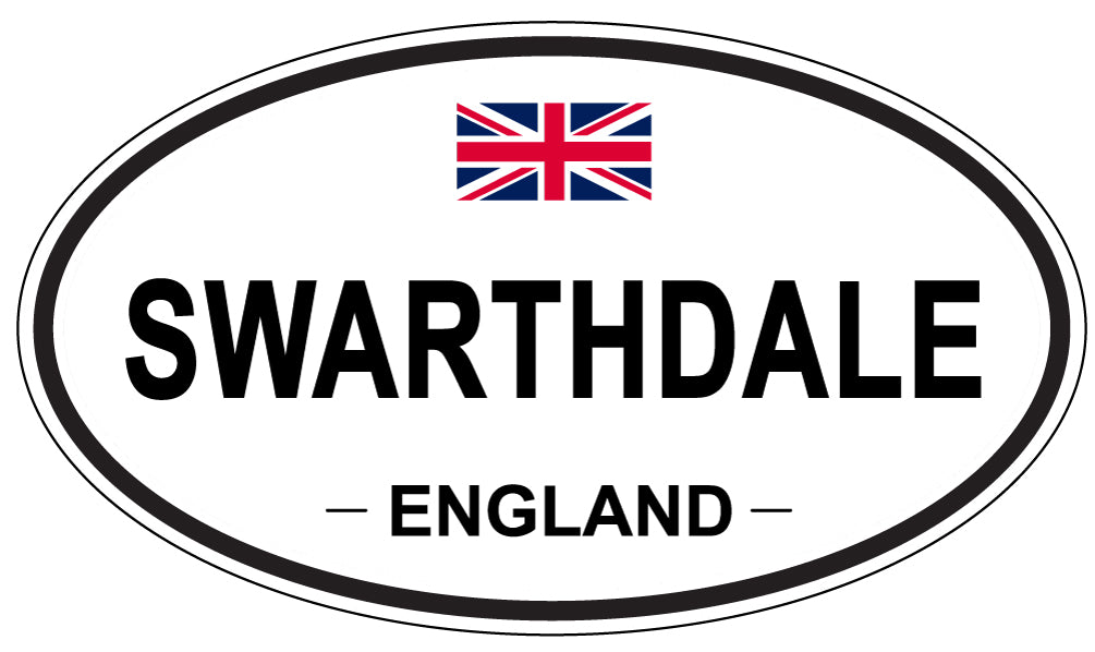 SWARTHDALE, England - Oval Magnet
