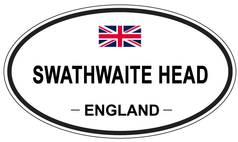 SWATHWAITE HEAD, England - Oval Magnet