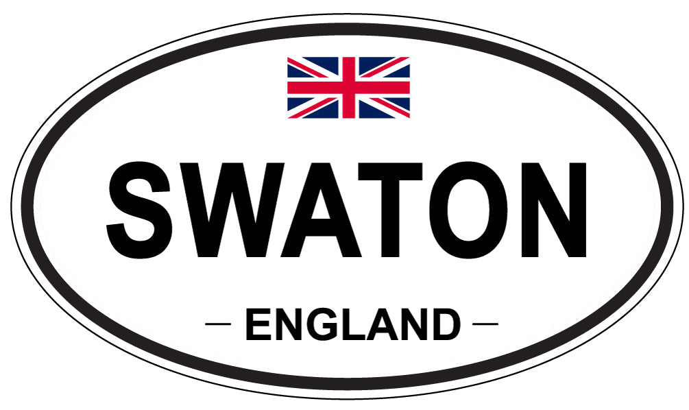 SWATON, England - Oval Magnet