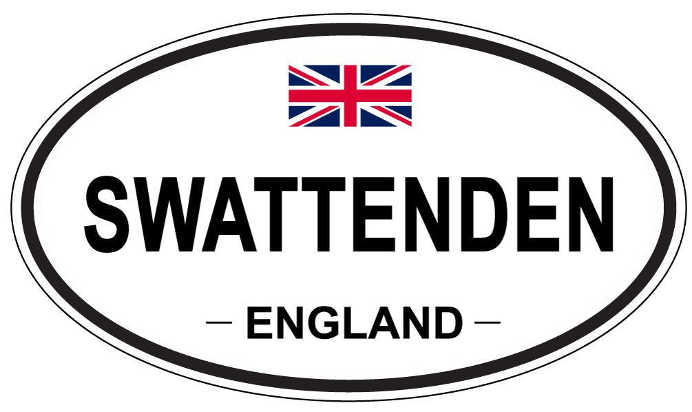 SWATTENDEN, England - Oval Magnet