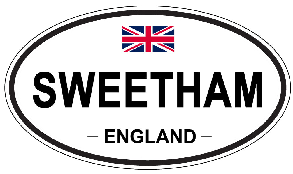 SWEETHAM, England - Oval Magnet