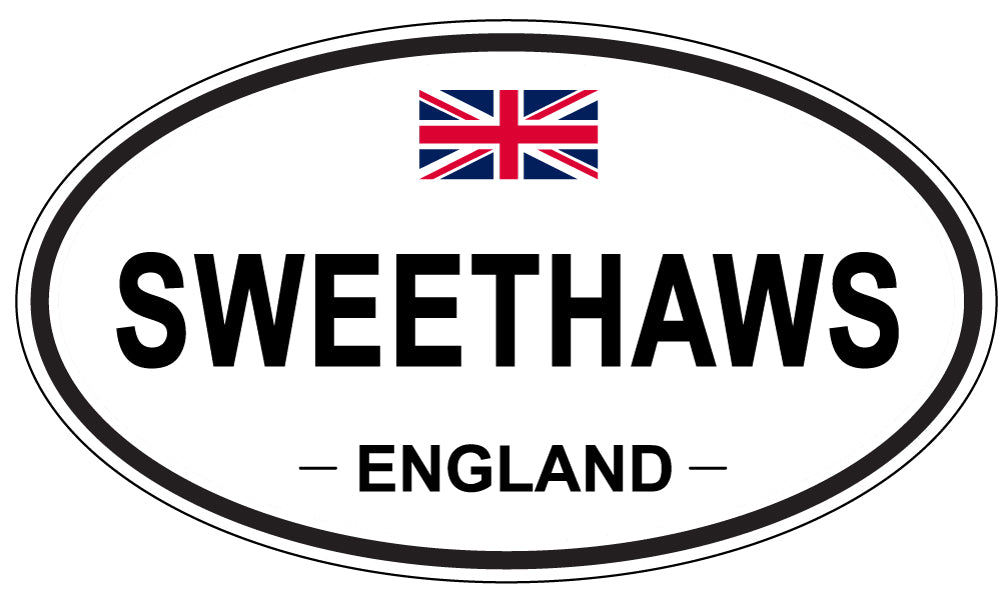 SWEETHAWS, England - Oval Magnet