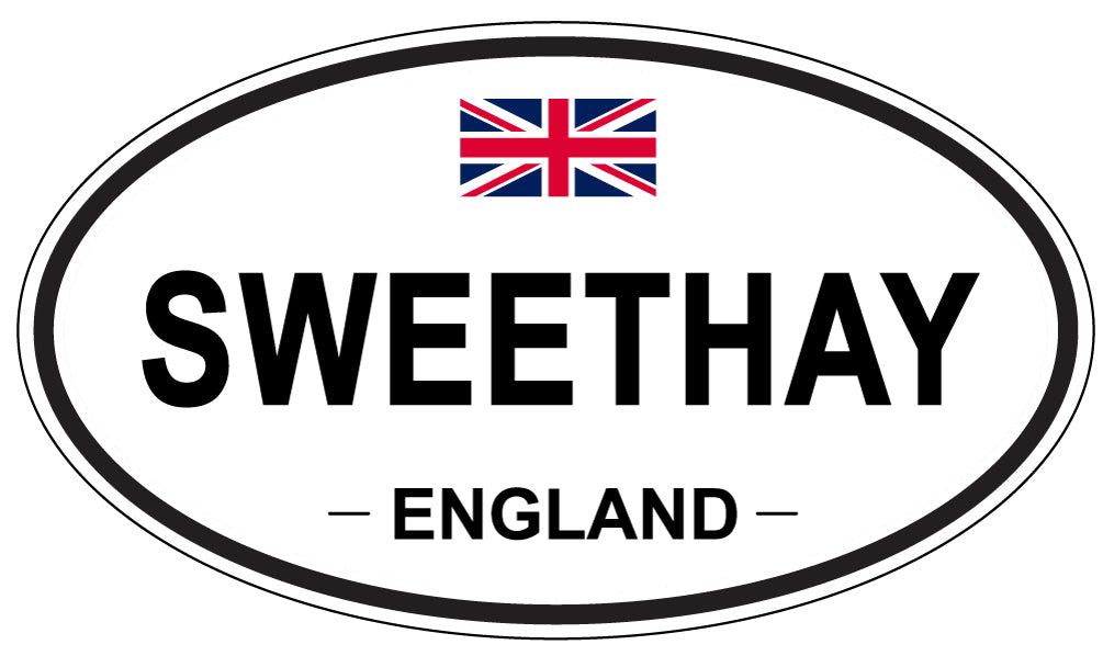 SWEETHAY, England - Oval Magnet