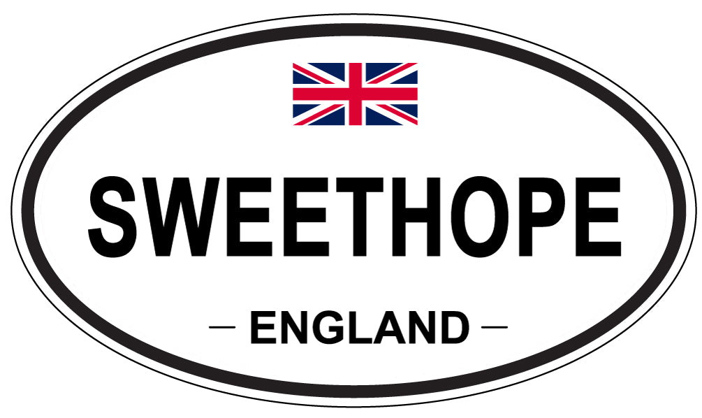 SWEETHOPE, England - Oval Magnet