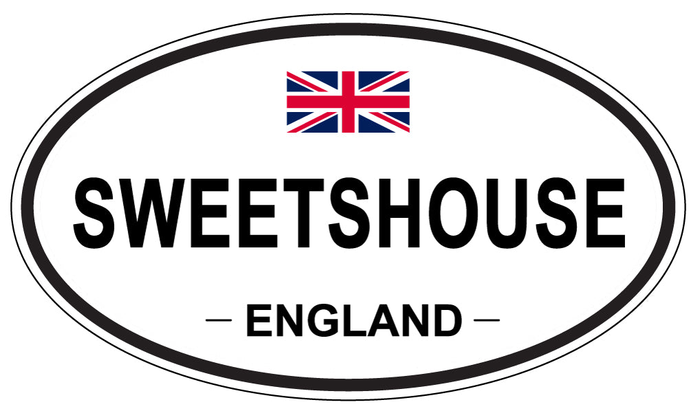 SWEETSHOUSE, England - Oval Magnet