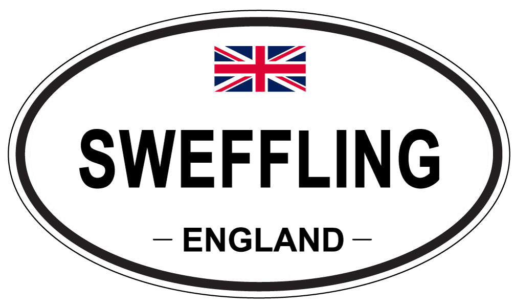 SWEFFLING, England - Oval Magnet