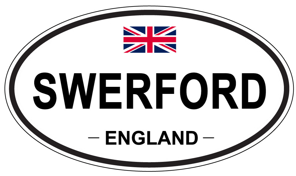 SWERFORD, England - Oval Magnet