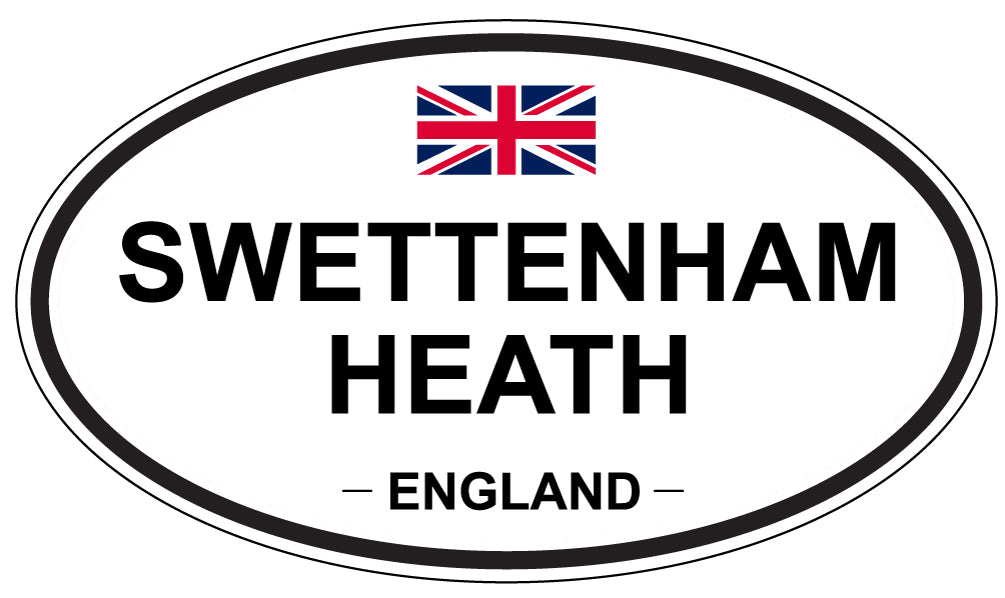 SWETTENHAM HEATH, ENGLAND - Oval Sticker