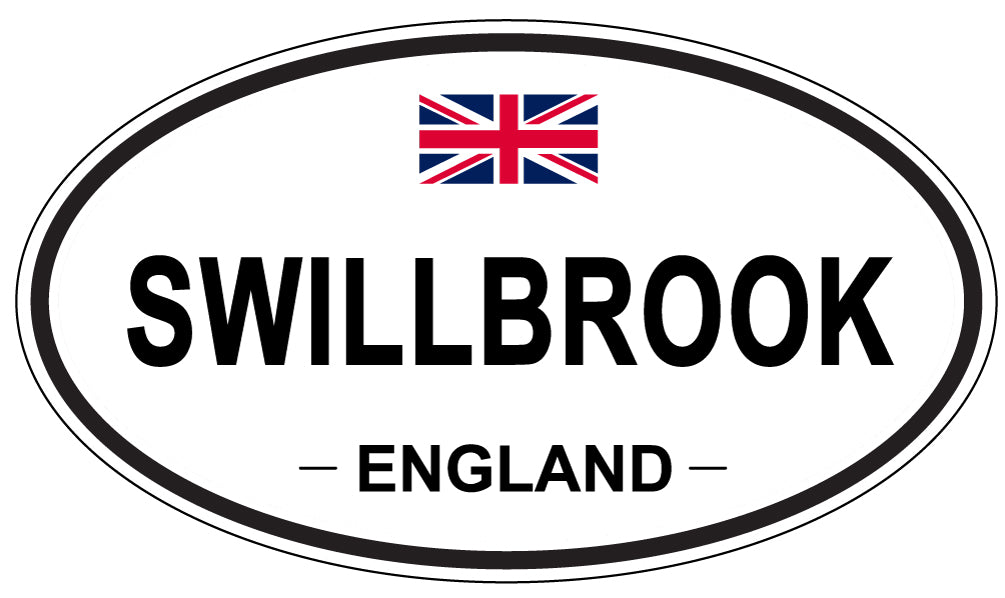 SWILLBROOK, England - Oval Magnet