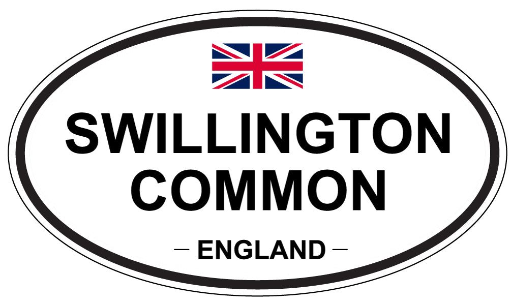 SWILLINGTON COMMON, England - Oval Magnet