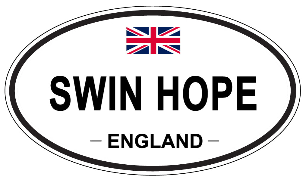 SWIN HOPE, ENGLAND - Oval Sticker