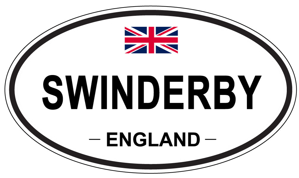 SWINDERBY, England - Oval Magnet