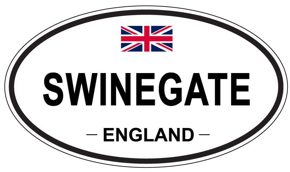 SWINEGATE, England - Oval Magnet