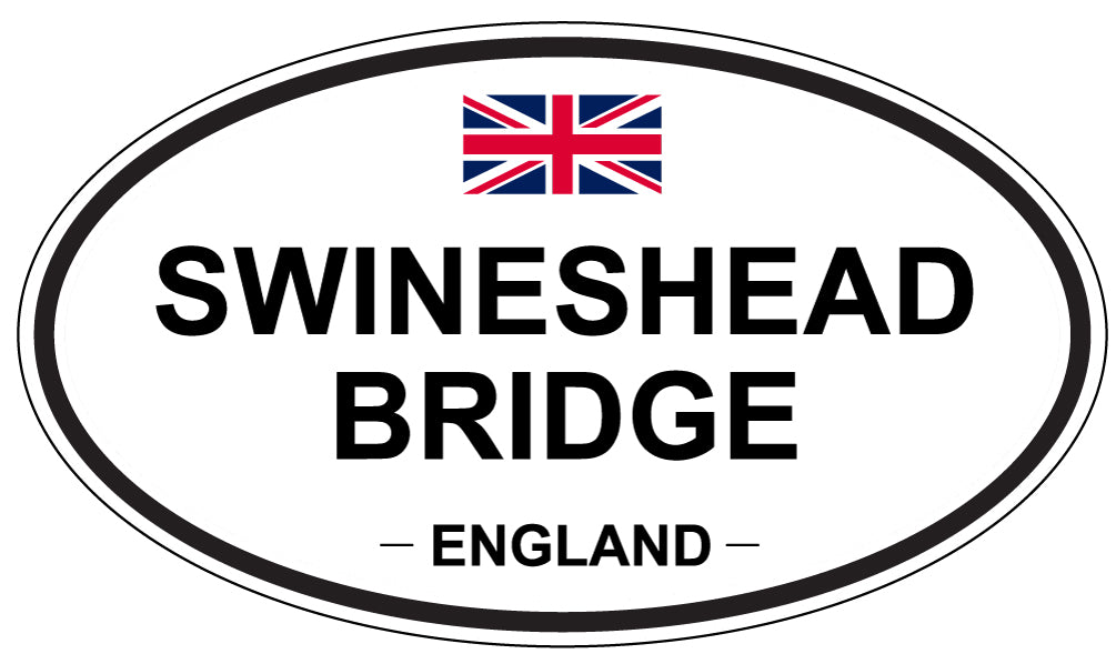 SWINESHEAD BRIDGE, England - Oval Magnet