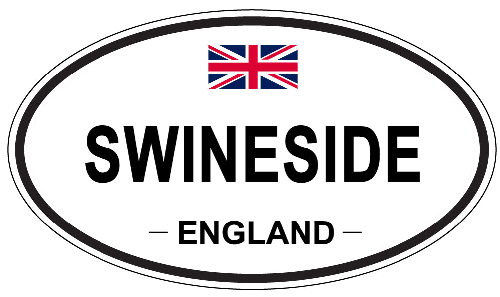 SWINESIDE, ENGLAND - Oval Sticker