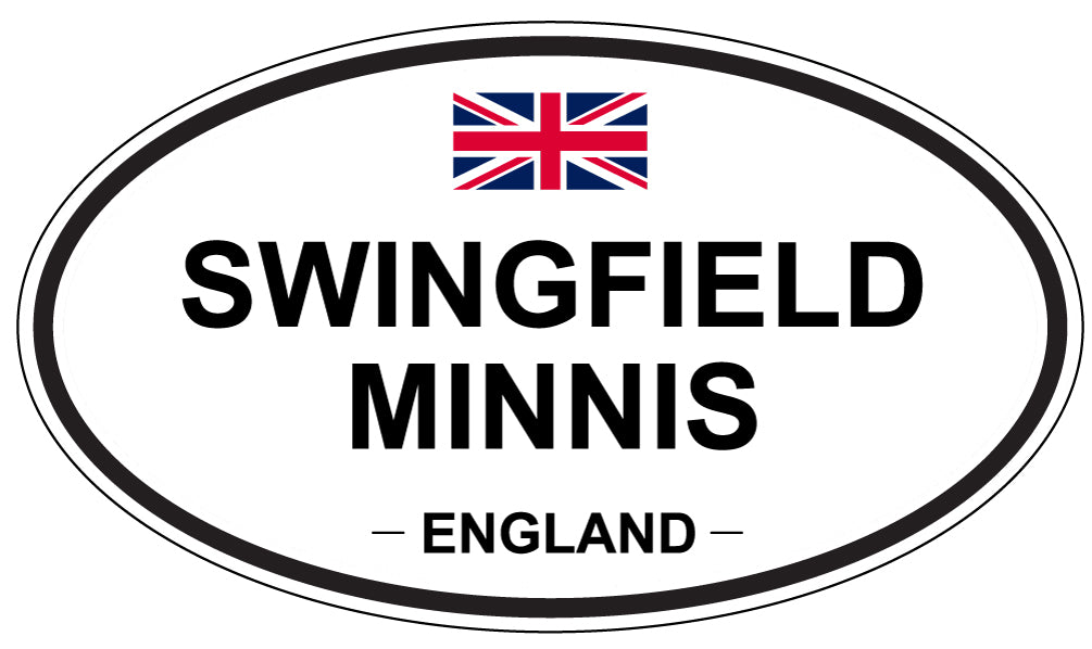 SWINGFIELD MINNIS, England - Oval Magnet