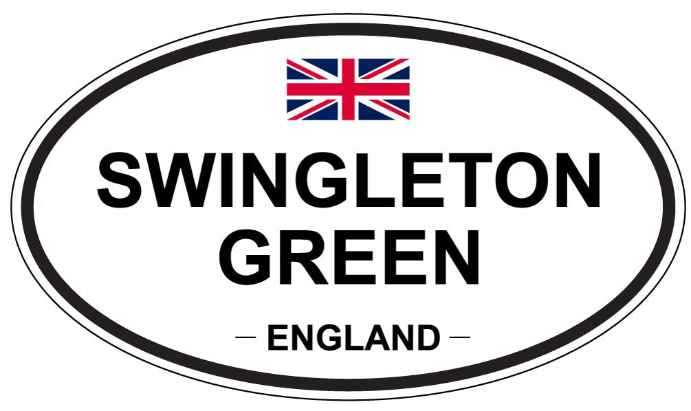 SWINGLETON GREEN, England - Oval Magnet