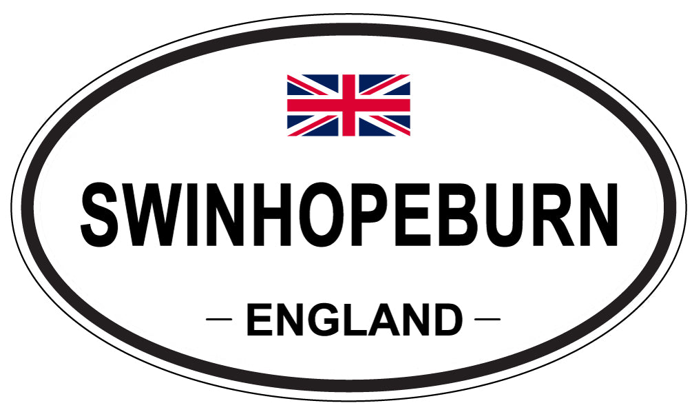 SWINHOPEBURN, ENGLAND - Oval Sticker