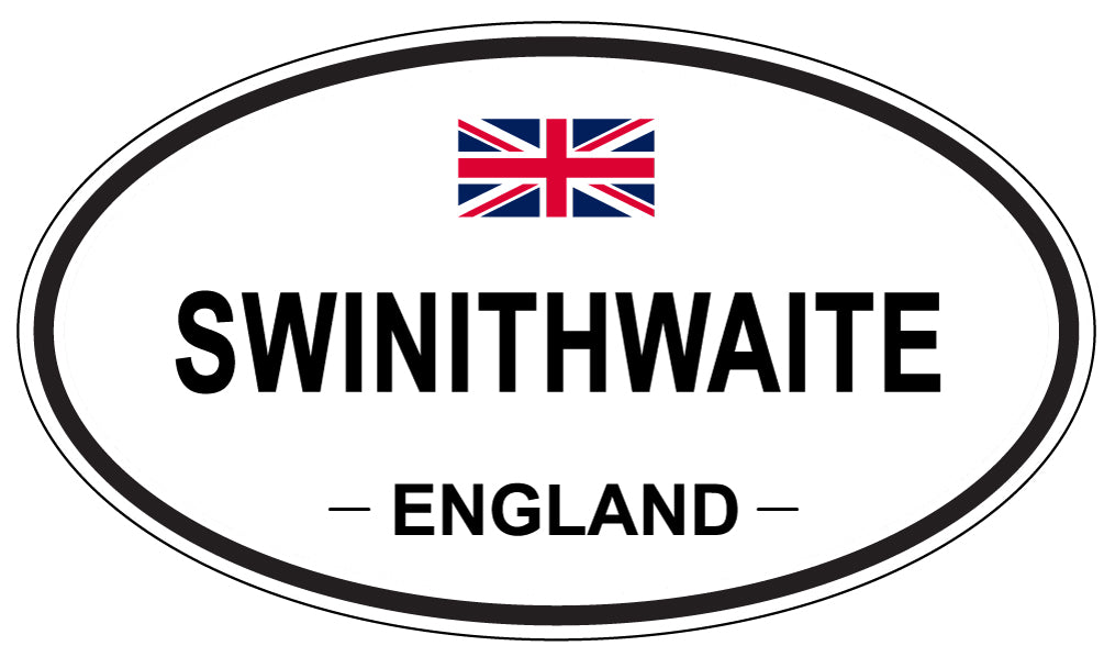 SWINITHWAITE, ENGLAND - Oval Sticker