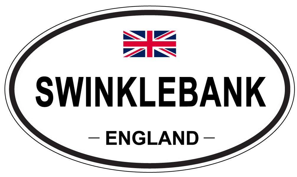 SWINKLEBANK, England - Oval Magnet