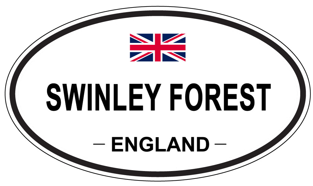 SWINLEY FOREST, ENGLAND - Oval Sticker