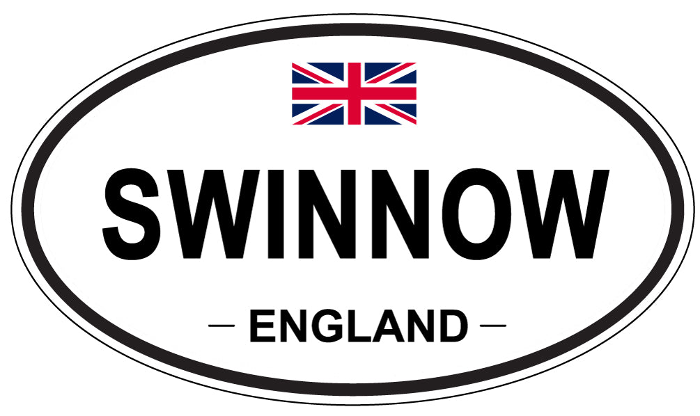 SWINNOW, ENGLAND - Oval Sticker