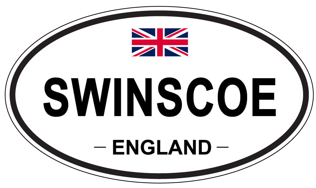 SWINSCOE, ENGLAND - Oval Sticker