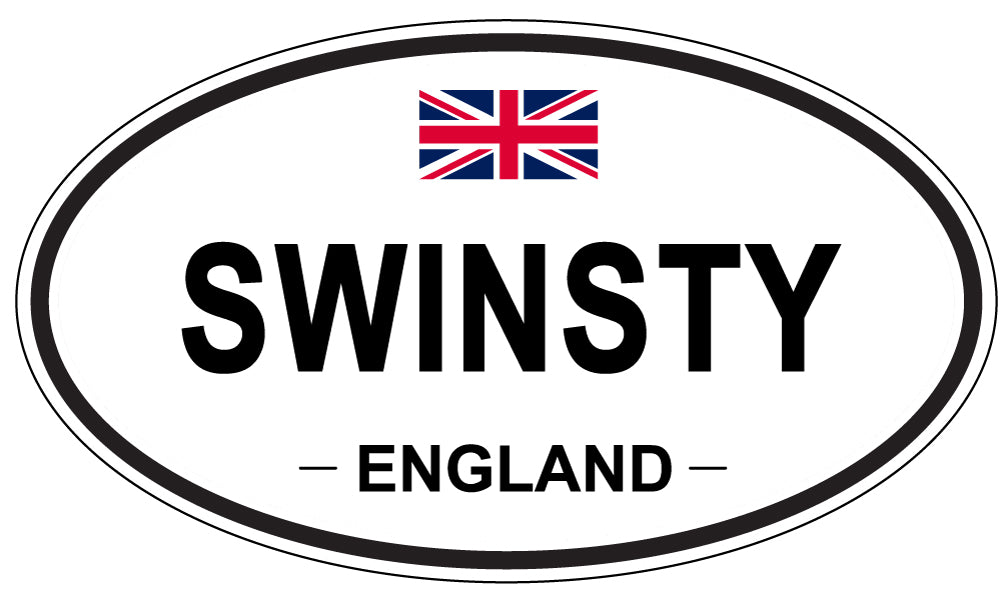 SWINSTY, England - Oval Magnet