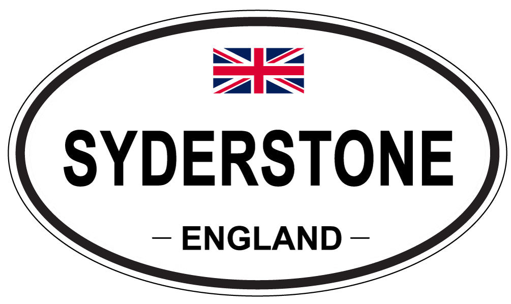 SYDERSTONE, England - Oval Magnet