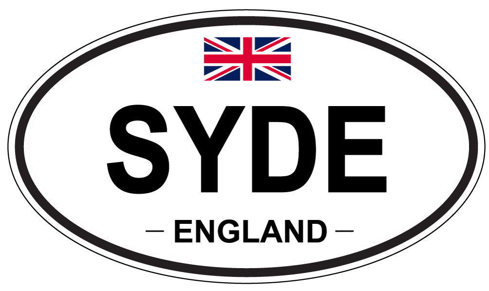SYDE, England - Oval Magnet