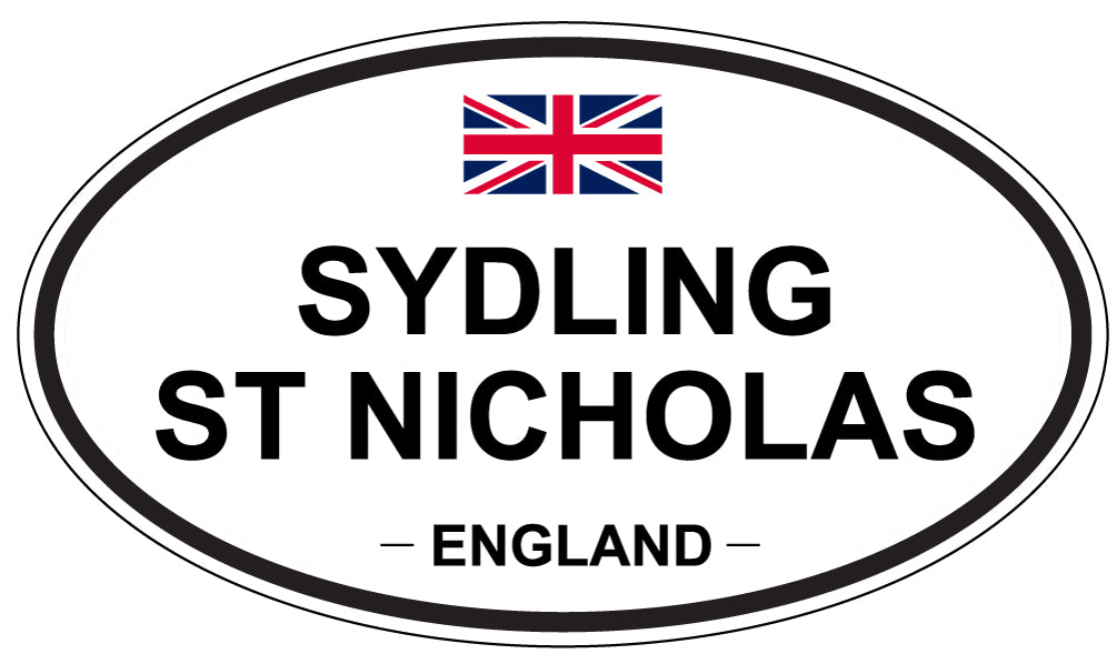 SYDLING ST NICHOLAS, England - Oval Magnet