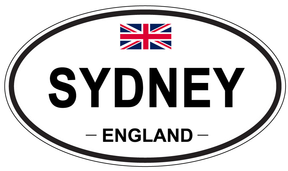 SYDNEY, England - Oval Magnet