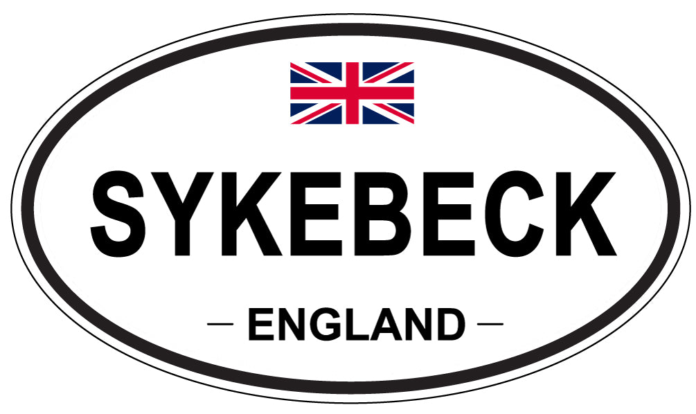SYKEBECK, England - Oval Magnet