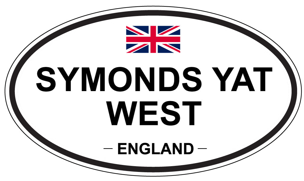 SYMONDS YAT WEST, England - Oval Magnet