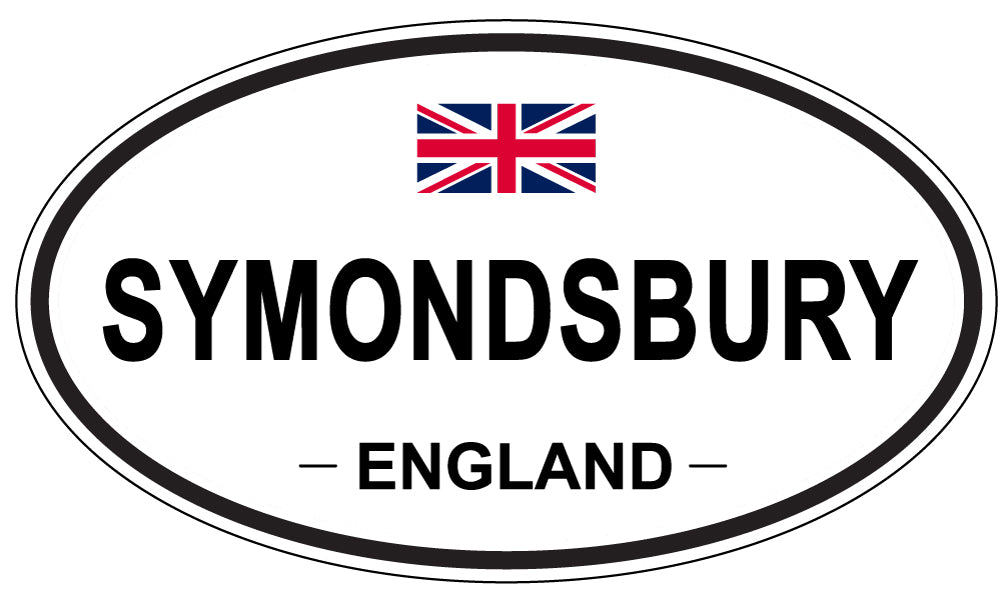 SYMONDSBURY, England - Oval Magnet