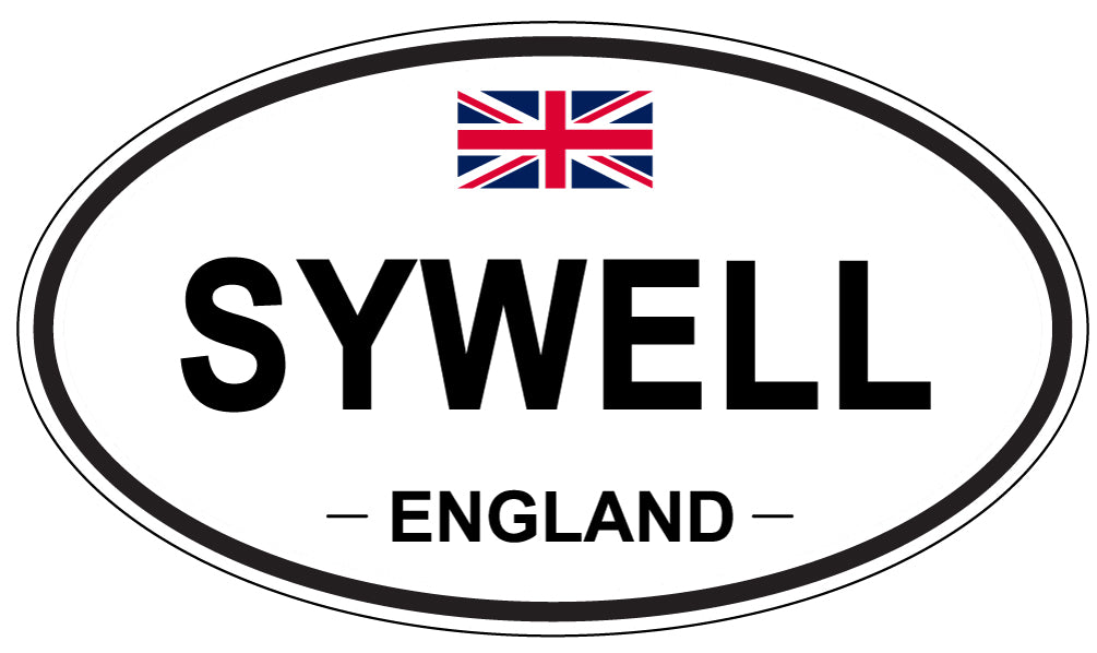 SYWELL, ENGLAND - Oval Sticker