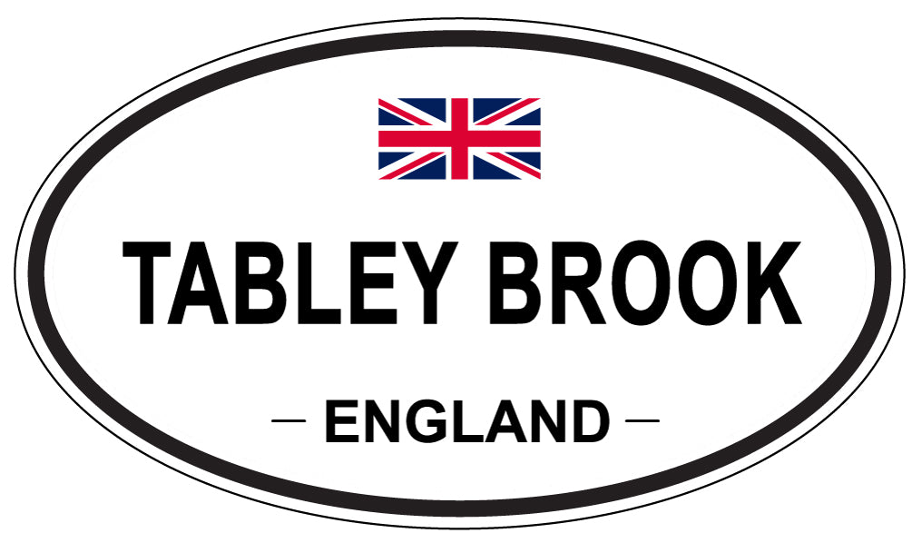 TABLEY BROOK, England - Oval Magnet