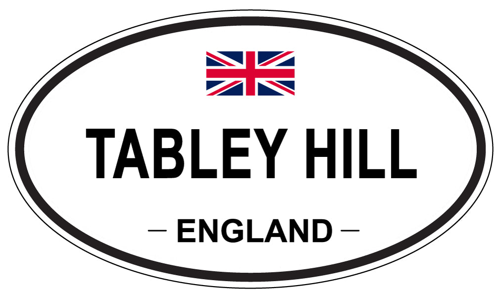 TABLEY HILL, England - Oval Magnet