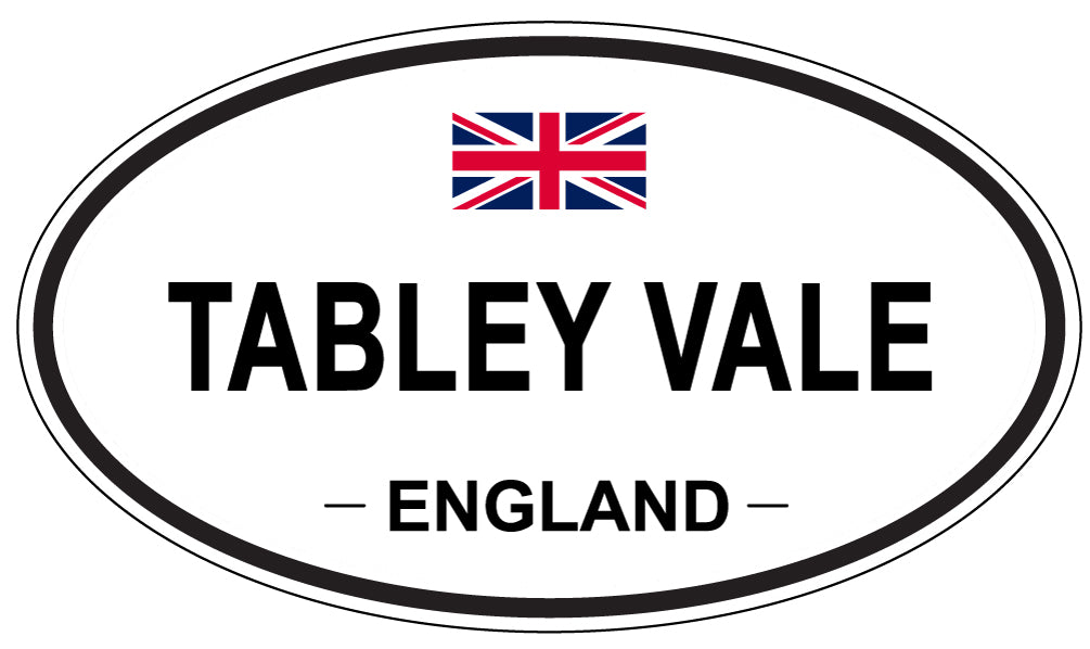 TABLEY VALE, England - Oval Magnet