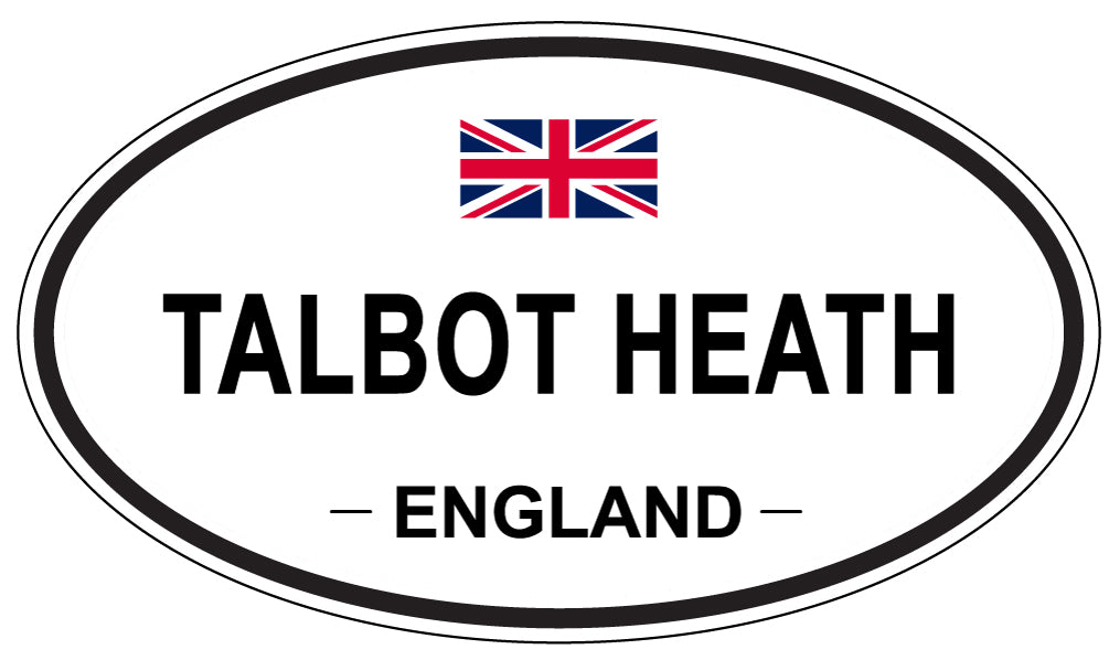 TALBOT HEATH, England - Oval Magnet