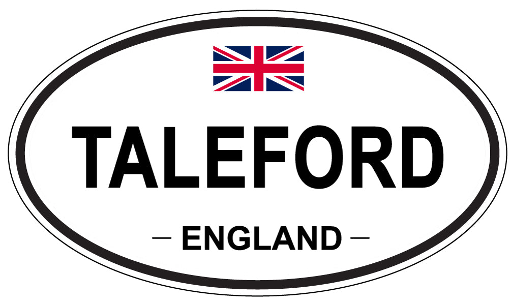 TALEFORD, England - Oval Magnet