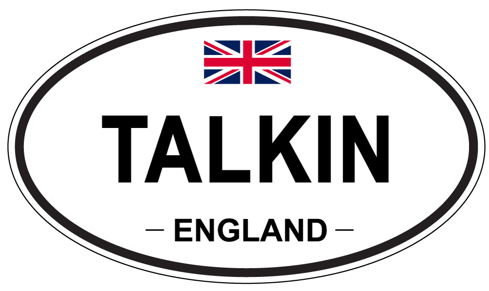 TALKIN, England - Oval Magnet