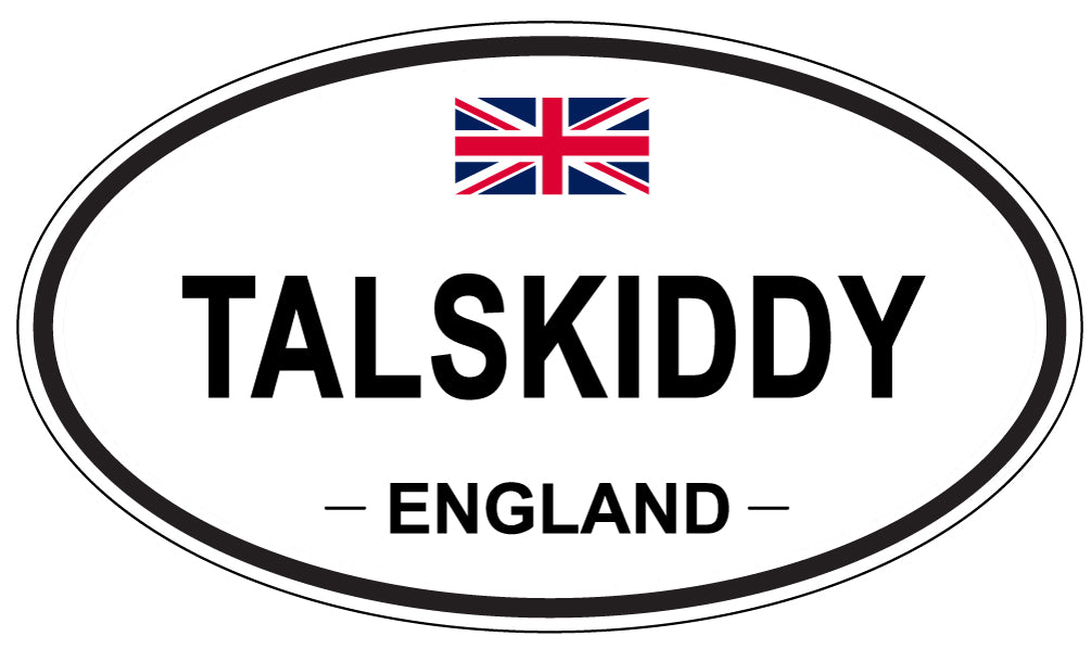 TALSKIDDY, England - Oval Magnet