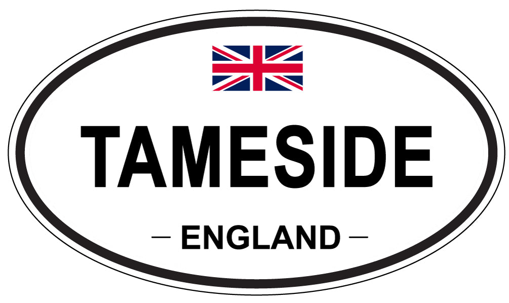 TAMESIDE, England - Oval Magnet
